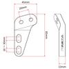 ZETA RACING Handguard Mount Front Type for SL230 XLR XR CRM KDX KLX RMX Compatible with Armor Handguards Aluminum Dirt Freak F5267 CRF150F/230F