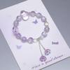 Mori Style Starry Sky Crystal Butterfly Bracelet - Elegant, Versatile Fairy Design for Women and Best Friends