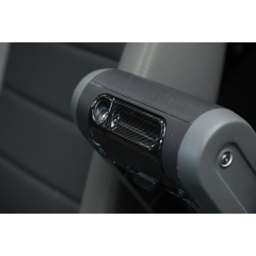 Carbon Fiber ABS Armrest Box Storage Switch Cover For Jeep Wrangler JK 2007-2010