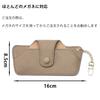 WOMLEX Portable Eyeglass Sunglasses for Men and Women Case, Leather-Look, Stylish, Lightweight, Case, Storage, (Gray)