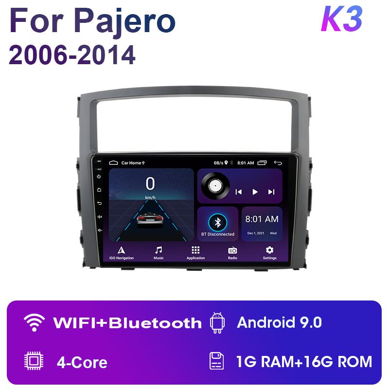 

2 Din Android 12 автомобильный радиоприемник для Mitsubishi Pajero 4 V80 V90 2006-2014 мультимедийный видеоплеер GPS 4G Carplay Auto Stereo RDS DVD