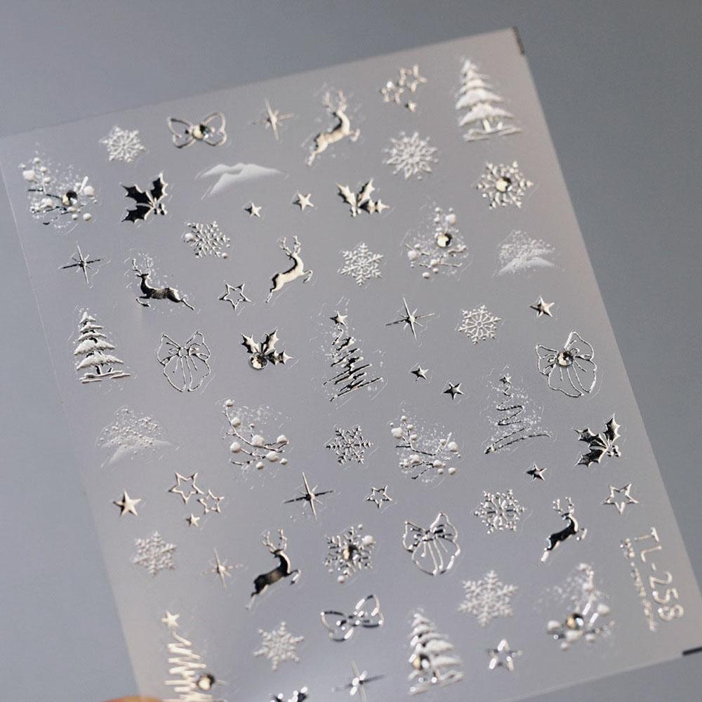 1 pz Adesivi per Nail Art Oceano 5D Estate Stella Marina Conchiglia Decalcomanie per Unghie Decorazione Y2K Forniture per Nail Art in Rilievo Cursore per Manicure