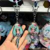 Süßer Hatsune Miku Schlüsselanhänger Anime Zubehör Cartoon Rucksack Anhänger Dekoration Spielzeug Kawaii Girly Heart Geschenk für Freunde Geburtstag
