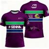 Ayrton Senna Nr. 12 Rennwagen Trikot Sommer Sport Freizeit Atmungsaktiv Herren Damen Kurzarm T-Shirt Familie Kinder T-Shirts