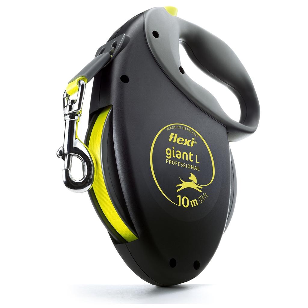 FLEXI SPECIAL GIANT L guinzaglio automatico per cani, nastro al neon, 10m, fino a 50kg