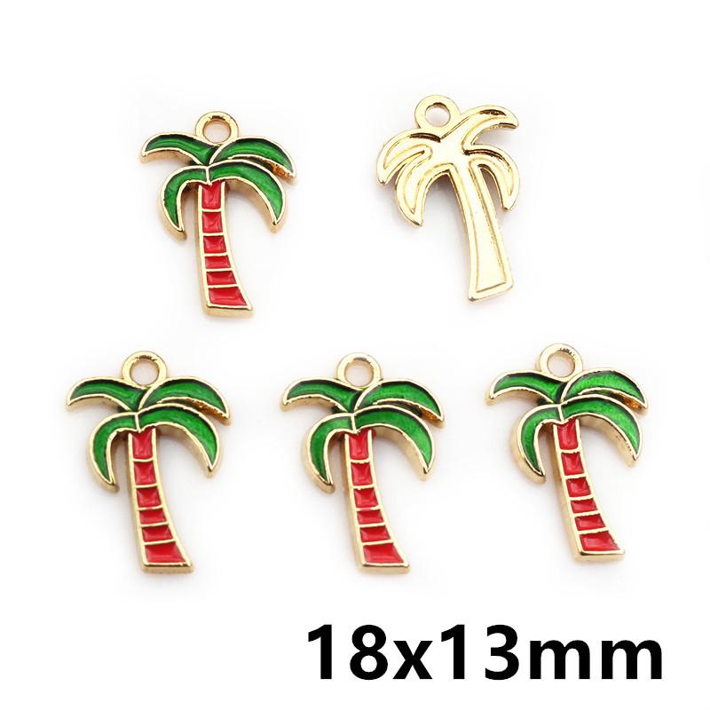 10pcs Enamel Cactus Charms Pendant for Jewelry Making Supplies Alloy Metal Drop Oil DIY Jewelry Making Findings Accessories
