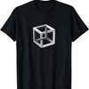 Geometric Cube Impossible Brain Bender Eye Trick Gift Tee T-Shirt