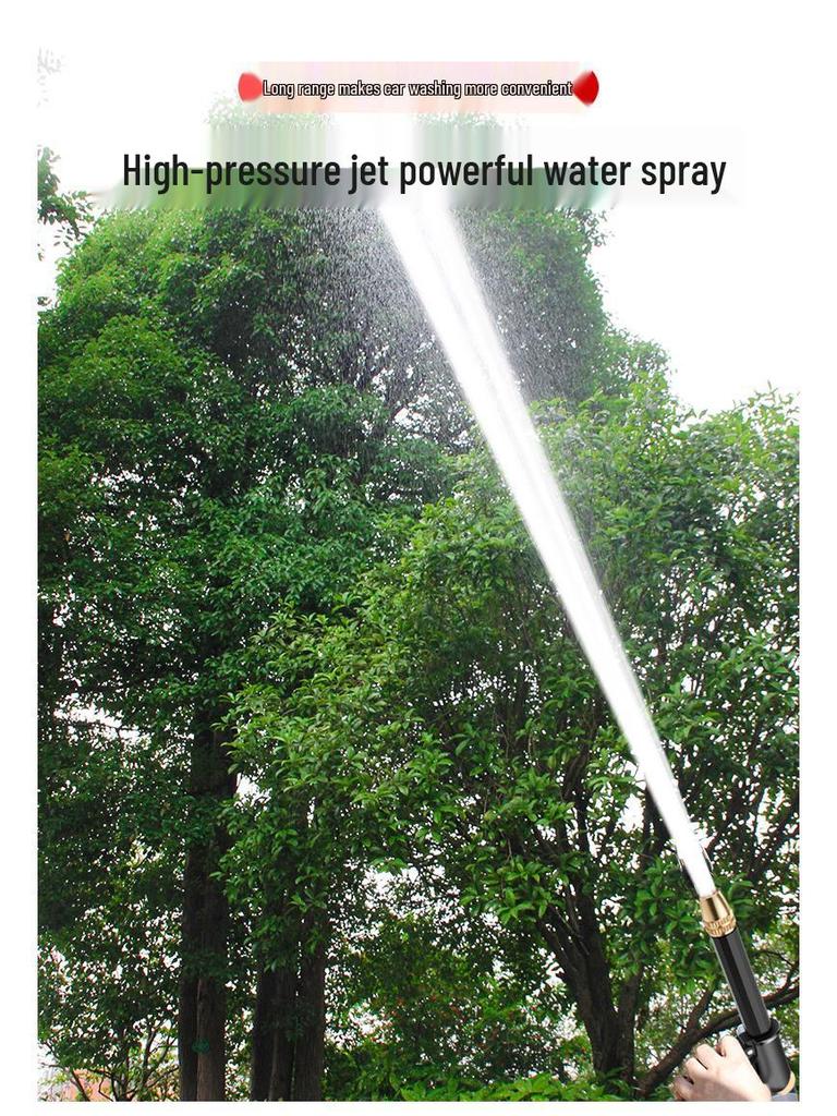 High-Pressure Car Wash Nozzle Spray Gun with Foam Bottle