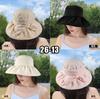 Bucket Hat Women'S Summer Sun Hat Elegant Fashion Sun Hat Outdoor Travel Beach Hat Bow
