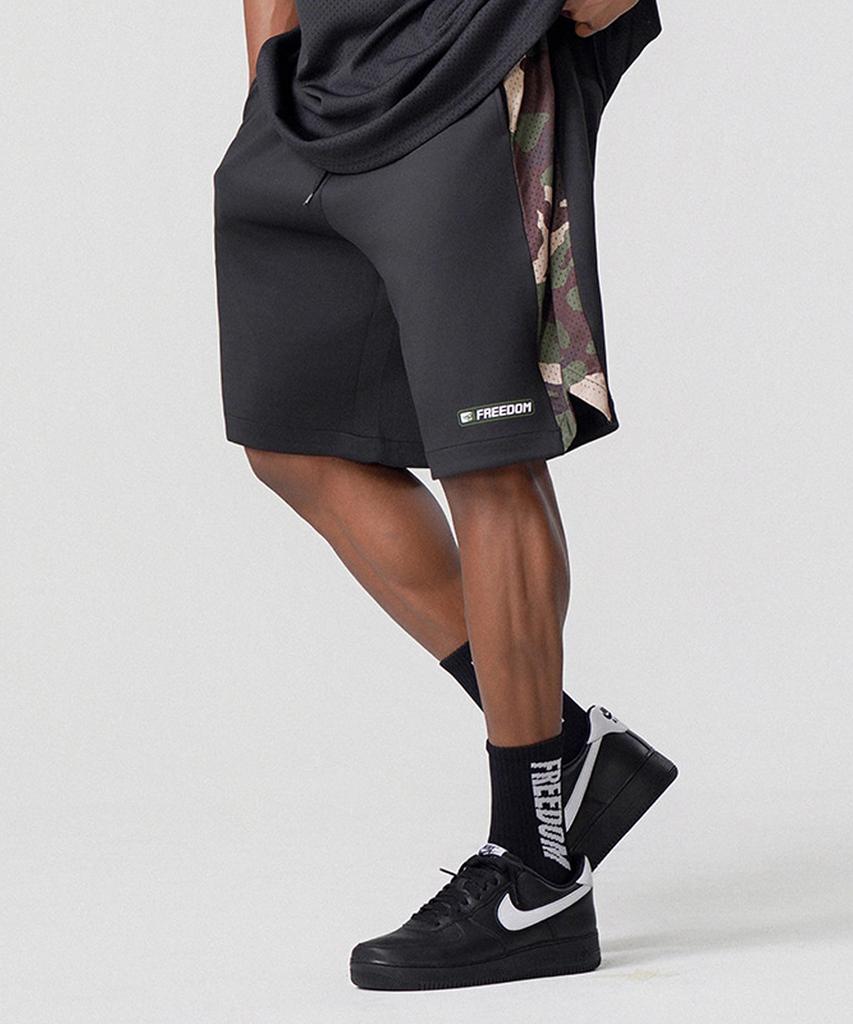 FREEDOM Side Camo Bermuda Shorts (Black)