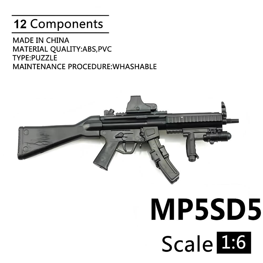 1/6 Scale US Army Military Weapon M82A1 Sniper Rifle M134 M14 M16 Police Soldier SWAT Action Figure Assemble Model Guns Toys