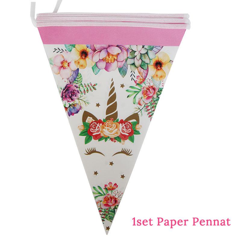 Unicorn Party Paper Popcorn Box Gift Box Candy Cookies Bags 1st Kids Birthday Party Decorations Gift Bags Baby Shower Supplies