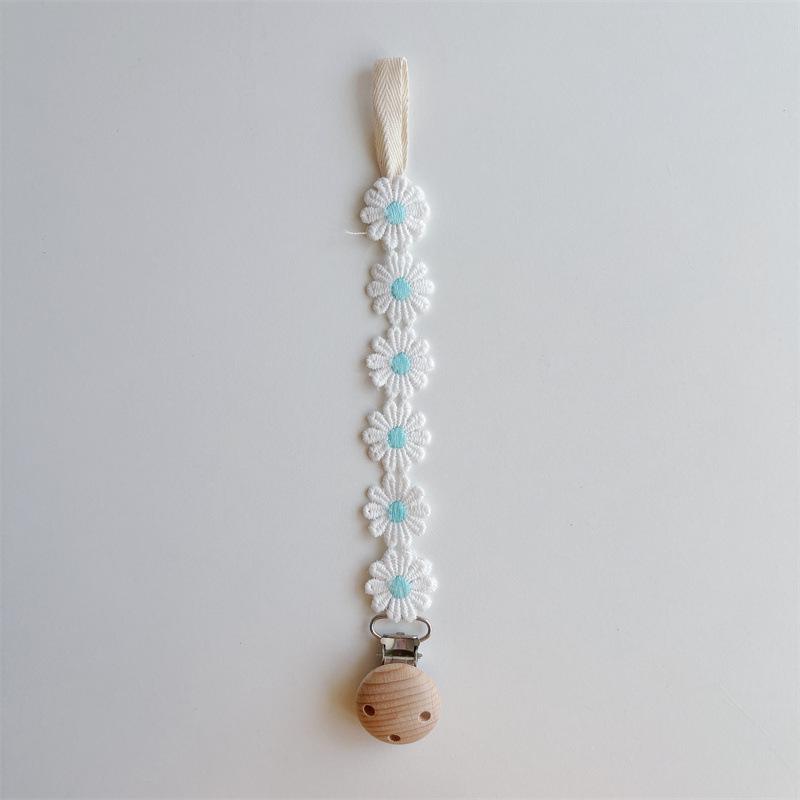 INS Korean Baby Pacifier Anti-Drop Chain and Teether Clip - Little Daisy Lanyard