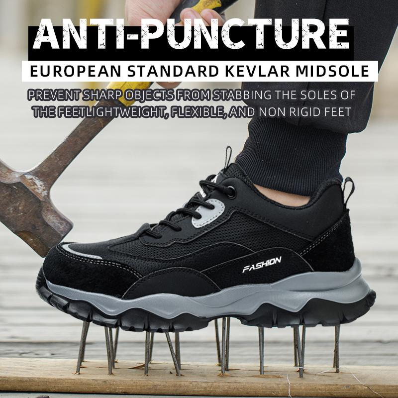 Composite Toe Electrical Insulation 6Kv Men Labor Protection Shoes Anti Smashing Anti Piercing Work Safety Boots Sneakers