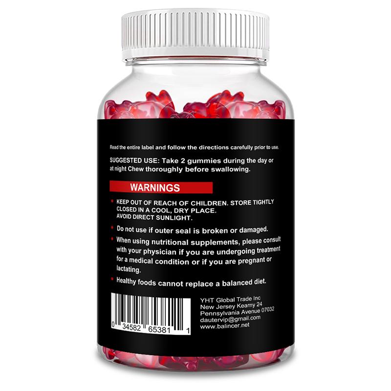 Balincer Creatine Monohydrate Gummies, 5000mg, with Taurine, Alpha GPC, 60 Gummies