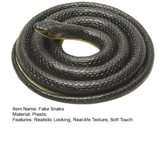 Yousheng Fake Snake Realistic Scales Creative Simulation Snake Prank Toy for Kids