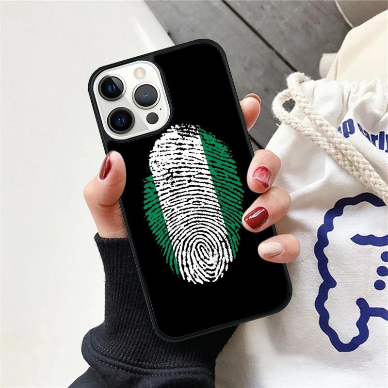 Nigerian flag Phone Case For iPhone 17 Air 15 16 Cover 11 13 14 Pro Max 12 Plus Max Fundas