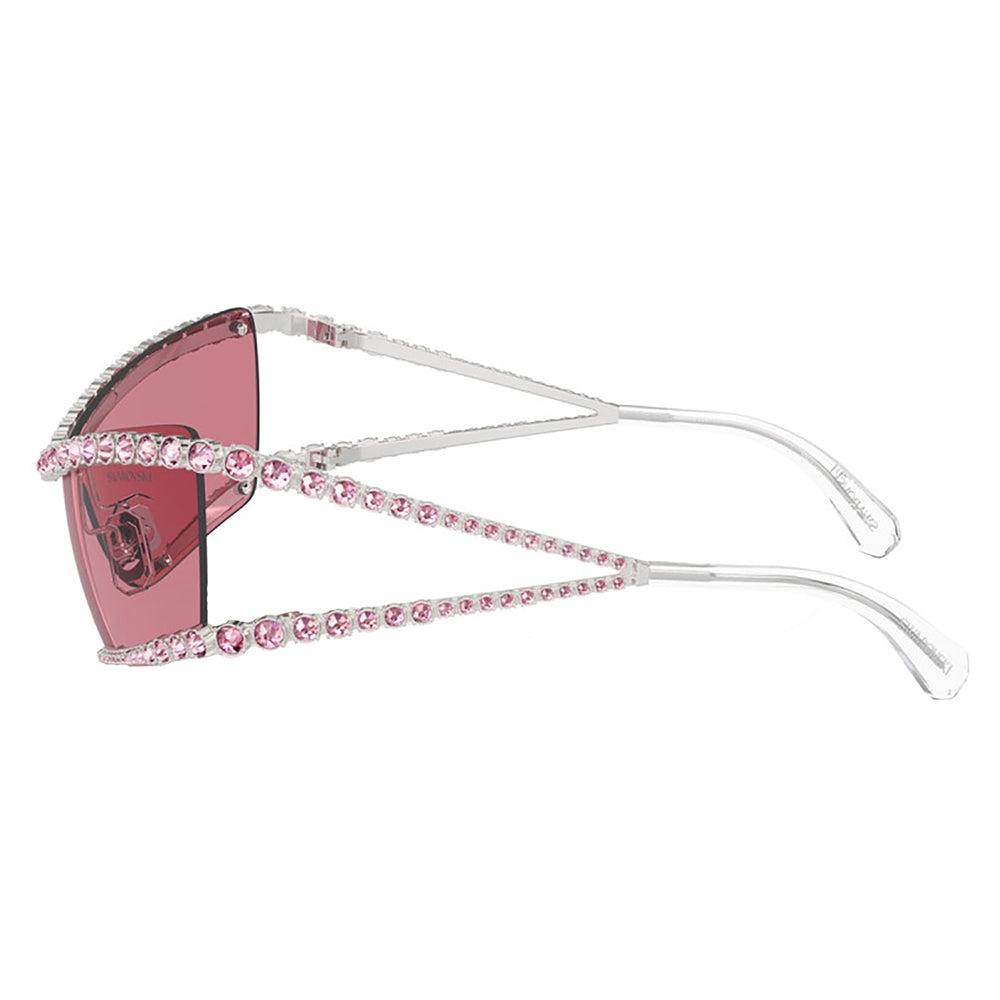 SwarovSki  Sk 7022 402384 33mm Womens Irregular Sunglasses Silver