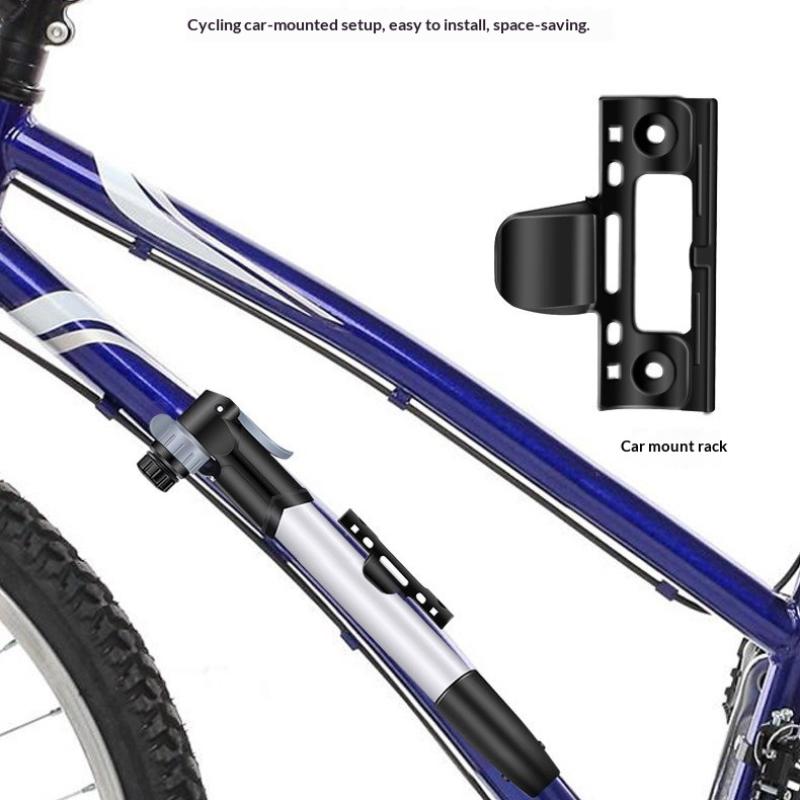 Portable Mini Bike Pump With Bracket Hand Cycling Mountain Bike Air Pump Bicycle Tire Inflator Bicycle Parts