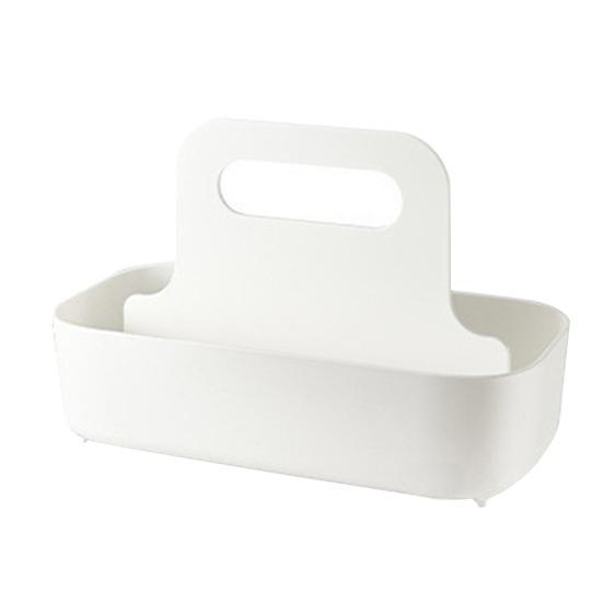 Desktop Storage Box Makeup Organizer with Handle Strong Load-Bearing Large Capacity Tissue Box Remote Control Holder