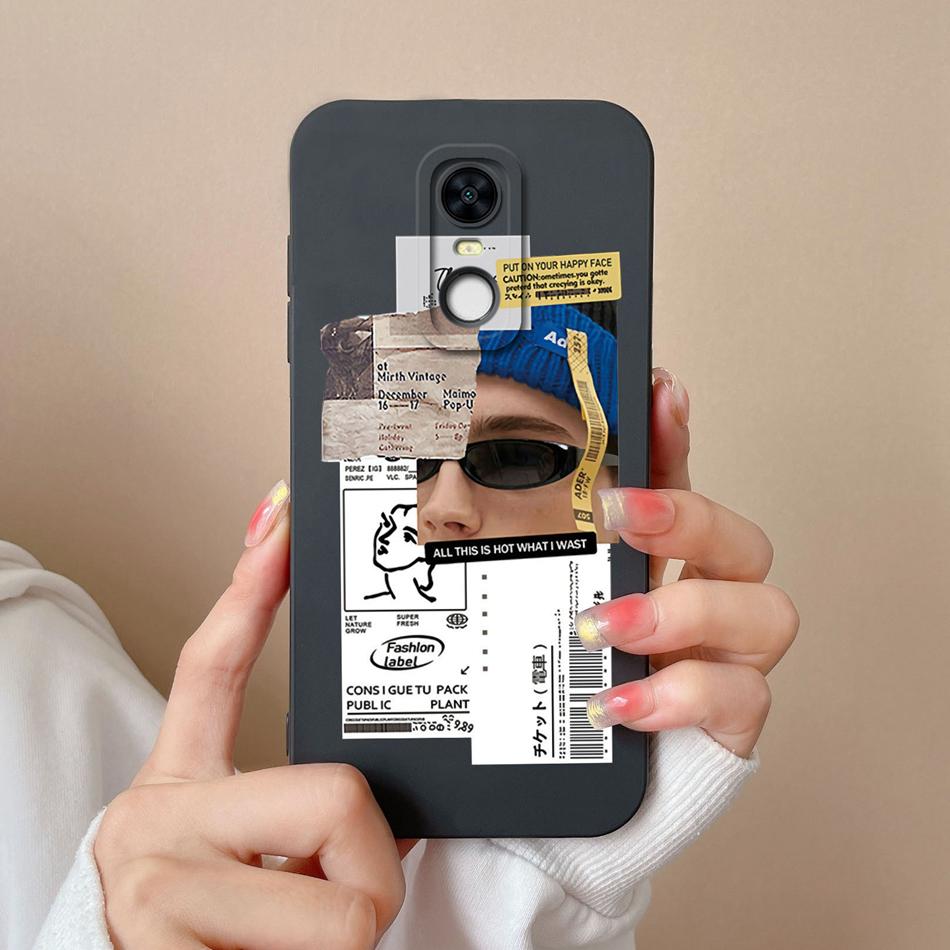 For Redmi Note5 Redmi5 Plus Phone Case Cartoon Liquid Silicone Full Coverage Anti Drop Funda For Redmi 5 Plus Note 5 Bumper Capa