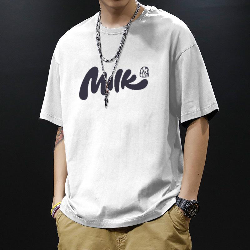 

GMXIA Мужская Мода Повседневные Летние Весенние Топы и Футболки S белый