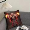 BBlack MythH Game Cushion Cover Pillowcase Ultra Soft Skin Friendly Fabric Cloud Like Comfort Concealed Zipper