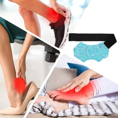 Ankle Ice Pack Wrap for Foot Discomfort Reusable Gel Cold Hot Compression Therapy for Swelling Plantar Fasciitis Achilles Tendonitis