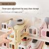 Adjustable Double Layer Shoe Rack for Dorms and Homes