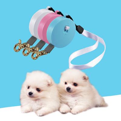 Guinzaglio retrattile automatico per animali domestici, corda di trazione per cani da passeggio, per cuccioli di peluche, gatti e cani di piccola taglia e media taglia