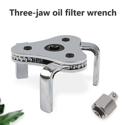 Oil Filter Wrench Two Way 3 Jaws Adjustable Auto Car Repair Tool Oil Filter Removal for Workshop