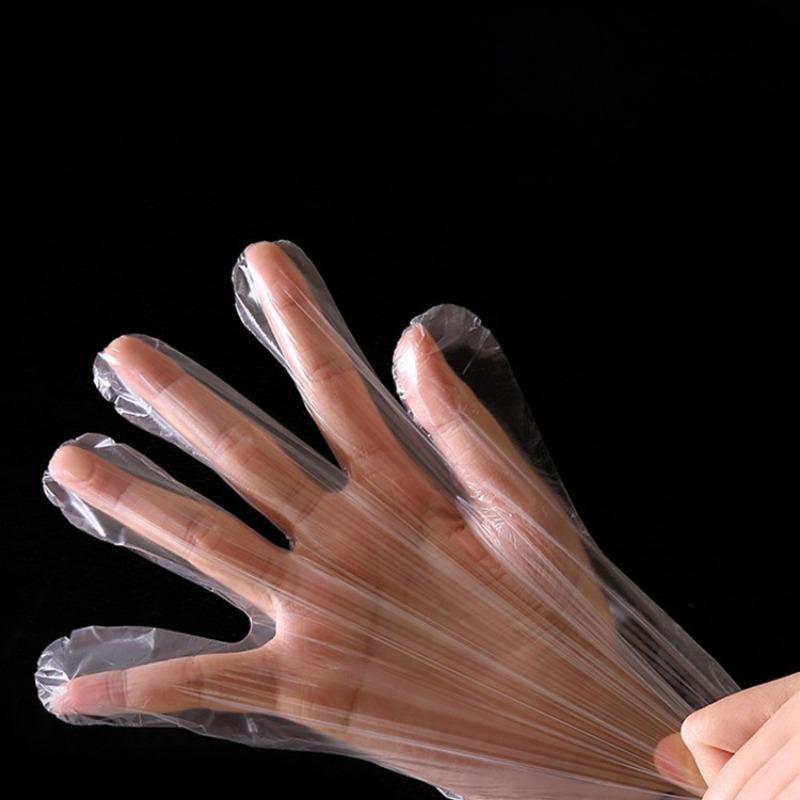 Thickened Disposable GlovesTransparent Plastic Gloves Food-grade Crayfish Catering Beauty and Hair Care Gloves