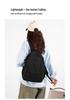 Korean Style Pleated Backpack: Large Capacity, Lightweight, Multiple Colors, Ideal for Female Students & Travel