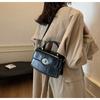 Retro fashion small square bag women's autumn and winter new high-end niche versatile shoulder messenger bag