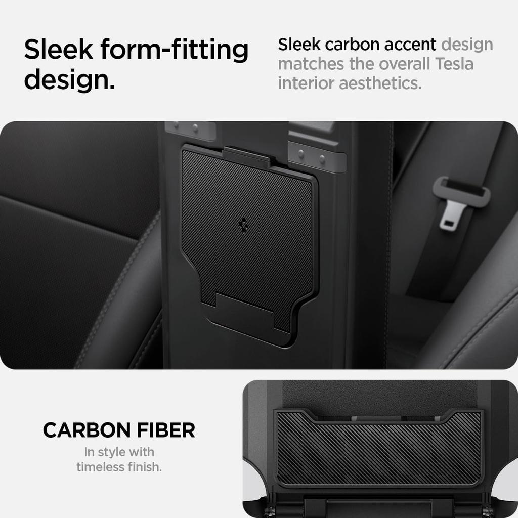 Spigen Spigen One-Touch Hidden Storage Box (Carbon Edition) for Tesla Model 3 2024 Refresh