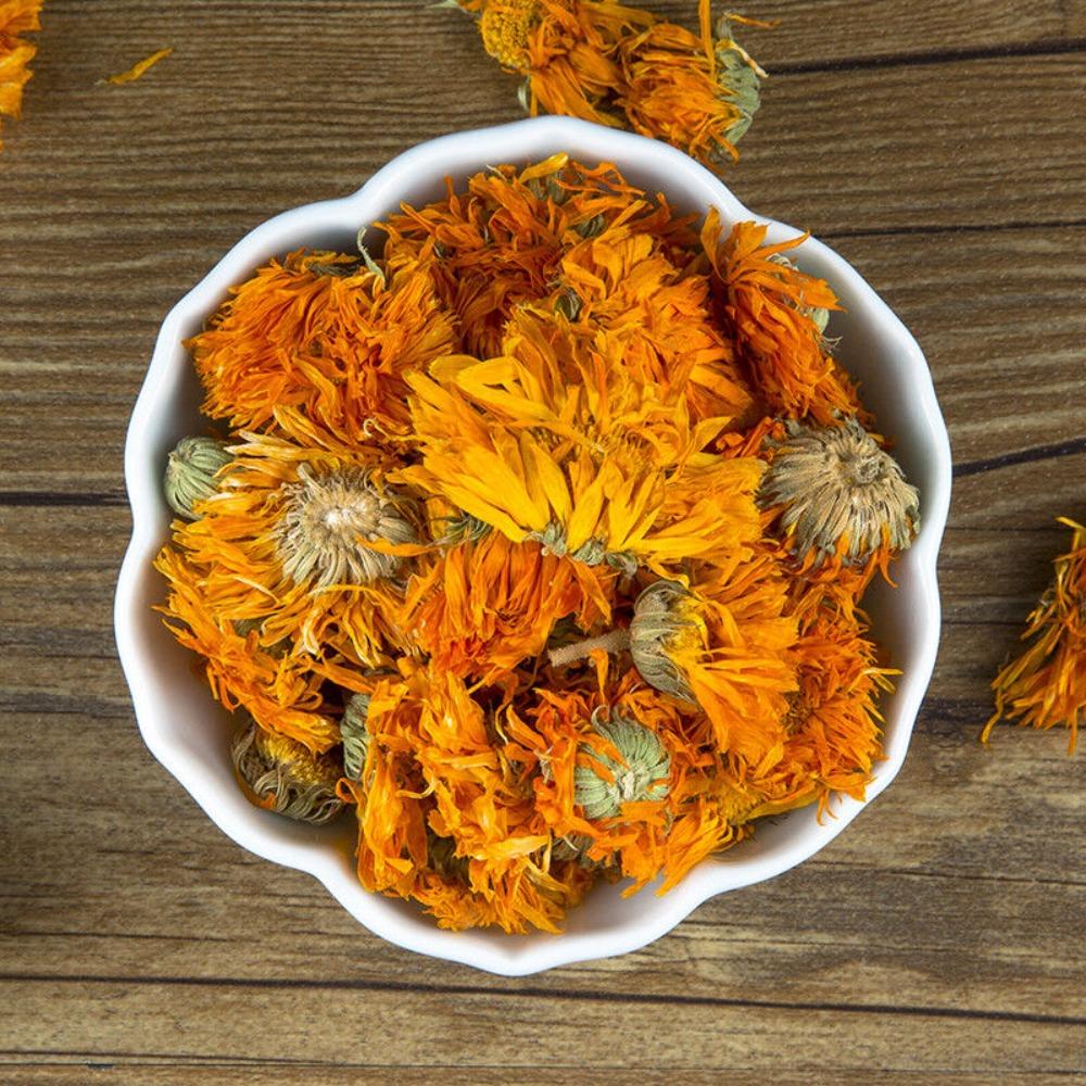 Chinese Marigold Tea Female Herbal Flower Calendula Officinalis Tea