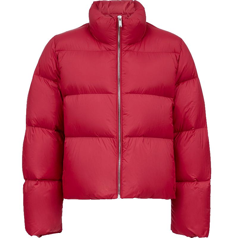 

VEROMODA Women s 90% White Duck Down Drawstring Short Puffer Jacket S