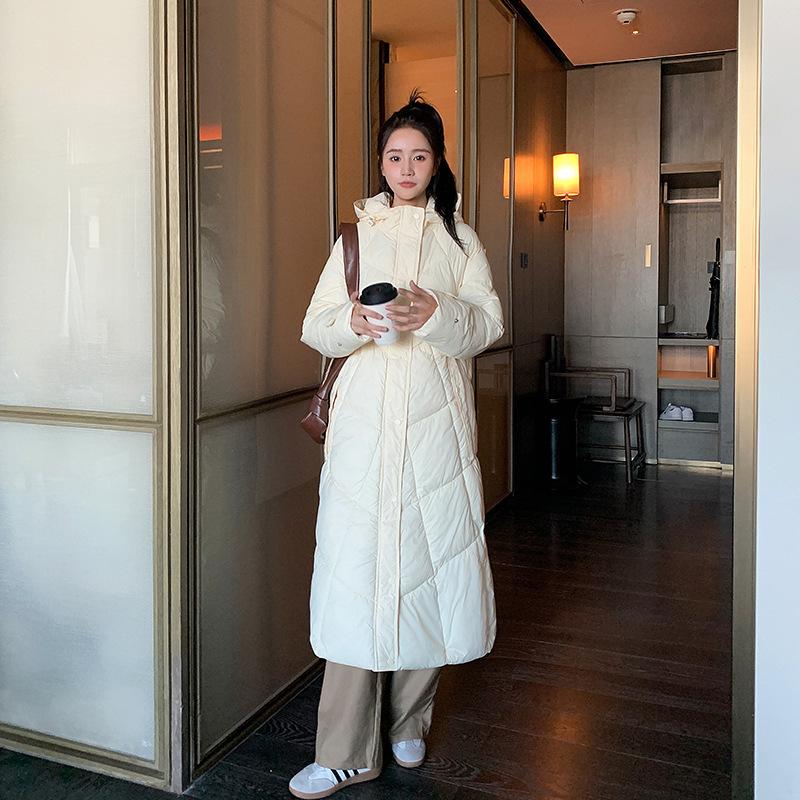 

New down cotton clothes women s winter large size loose large quilt cotton clothes fat M thickened coat long 3XL светло-желтого