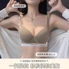 Thin large breasts, small seamless underwear, women's breathable lift, gather and close secondary breasts, anti-sagging adjustment large size bra