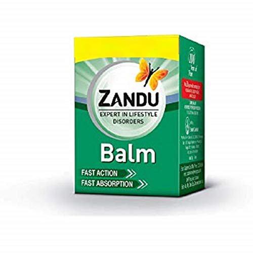 

Zandu Balm 8 Ml X Pack Of 4 Pain Relief Balm For Headache Body Ache And Cold Comfort