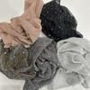 60cm*60cm Hairband Wrinkle Head Wraps Fashion Bandana Turban  Unisex