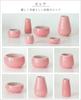 Naamukumachan Koubou Buddhist Altar Ceramic Orin Incense Burner Ash For Modern Mini Buddhist Maple Pink Set Set, 6-piece + Set, Included, Altars,