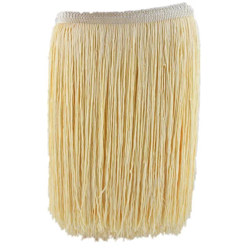 10yard/lot 15cm/20cm/30cm Polyester Tassel Lace Fringe Trimming Latin Dance Clothing Accessories DIY Curtain Decoration JK142