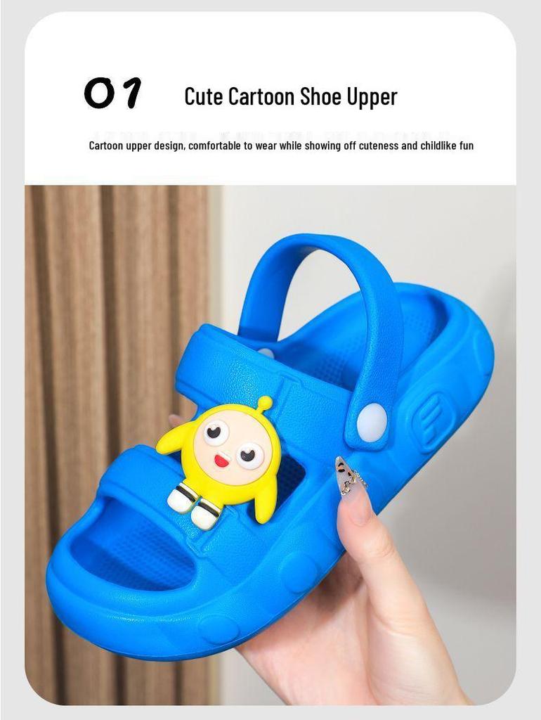 Bear Baby Anti-Collision Two-Way Non-Slip Sandals for Toddlers and Boys