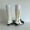 Autumn Winter Spice Girl Wool Knitted Leg Warmers Button Lace Slouchy Socks JK Calf Leg Warmers Spring Y2K