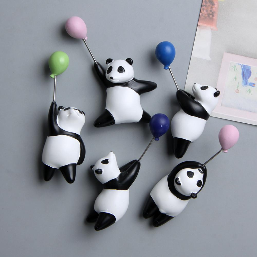 Resin Balloon Panda Magnets With Vibrant Colors For Refrigerator Decor Gifts And