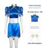Chun-Li Qipao Swimsuit Cosplay Costume - Street Fighter Chinese Lion Dance Performance Outfit
