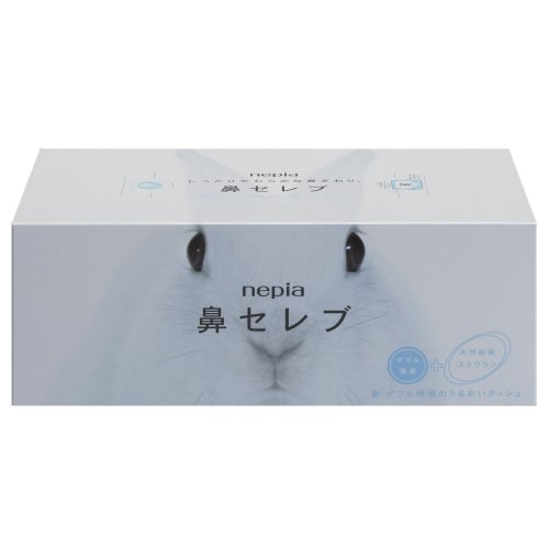 [Case Sale] Nepia Nose Celeb Tissues, 400 sheets (200 packs) x 20 packs