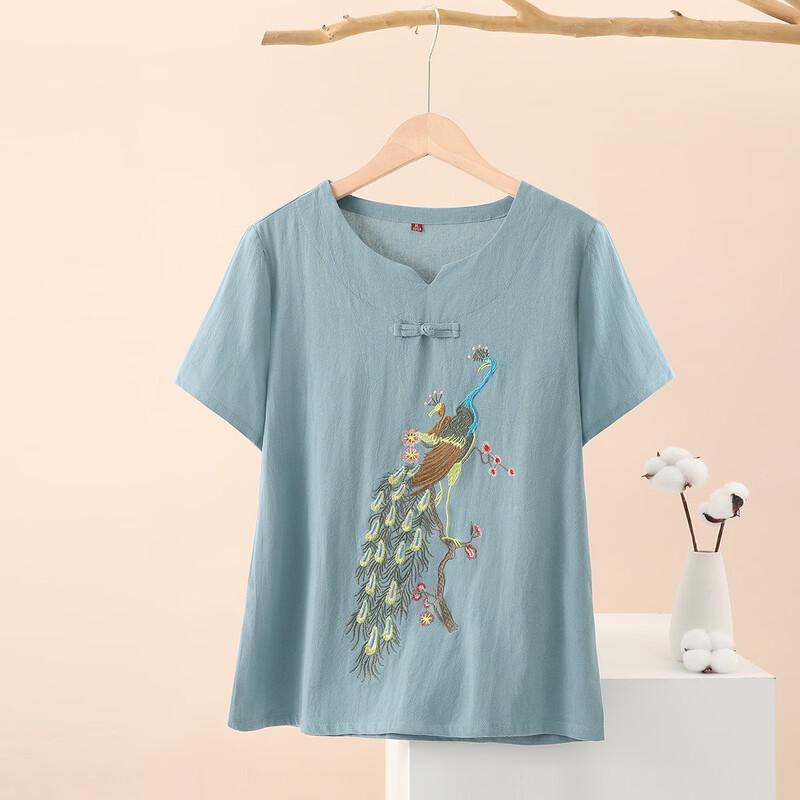 YUZHAOLIN Women s Casual Short Sleeve T-Shirt 2XL