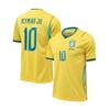 2627 Ospite Portoghese Verde No. 7 Singolo Top da Uomo Adulto a Maniche Corte Sportivo Asciugatura Rapida Maglia da Calcio Top Coppa del Mondo
